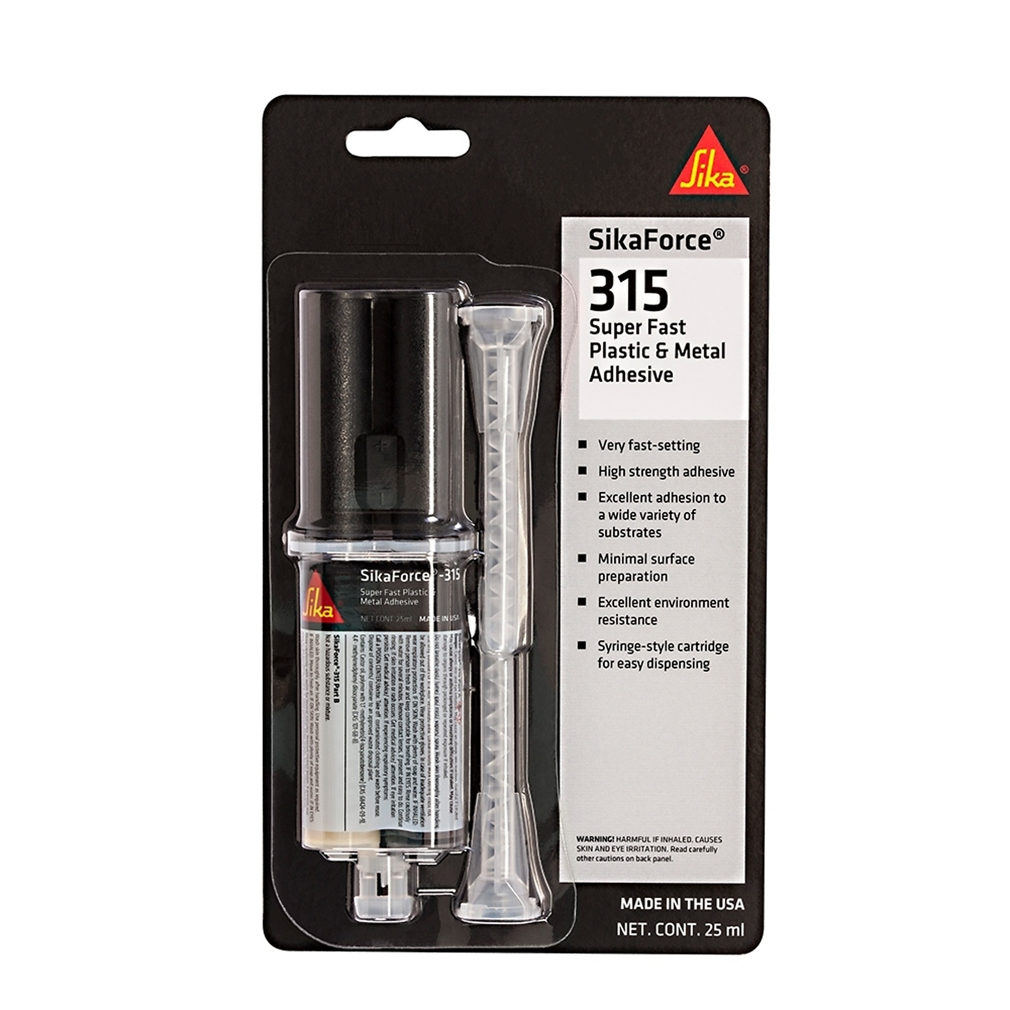 SikaForce 315 Super Fast Plastic and Metal Adhesive 50ml, 10PK